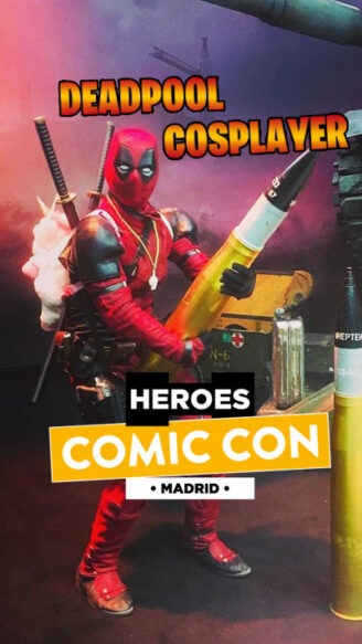 Deadpool attends Heroes Comic Con Madrid