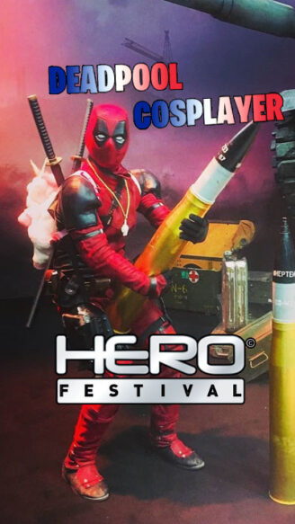 Deadpool attends Herofestival Marseille