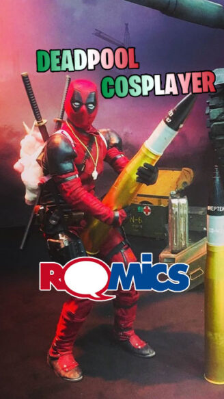 Deadpool attends Romics