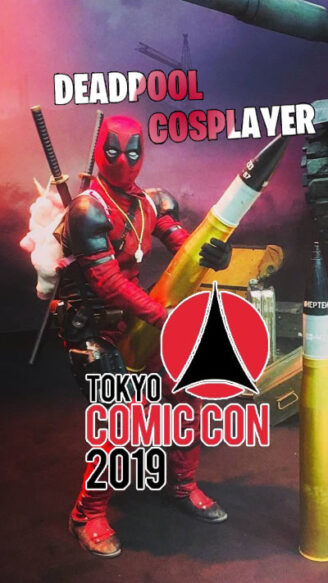 Deadpool attends Comic Con Tokyo